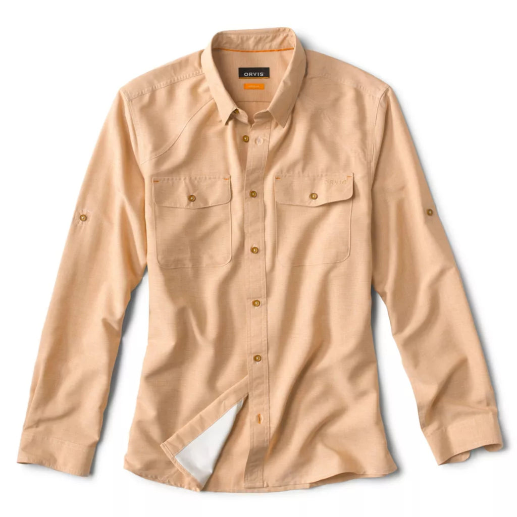 Orvis Mojave Breeze Hidden Button-Down Long-Sleeved Shirt– Flint