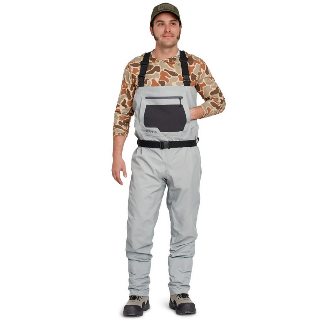 picture of man standing in the orvis clearwater waders